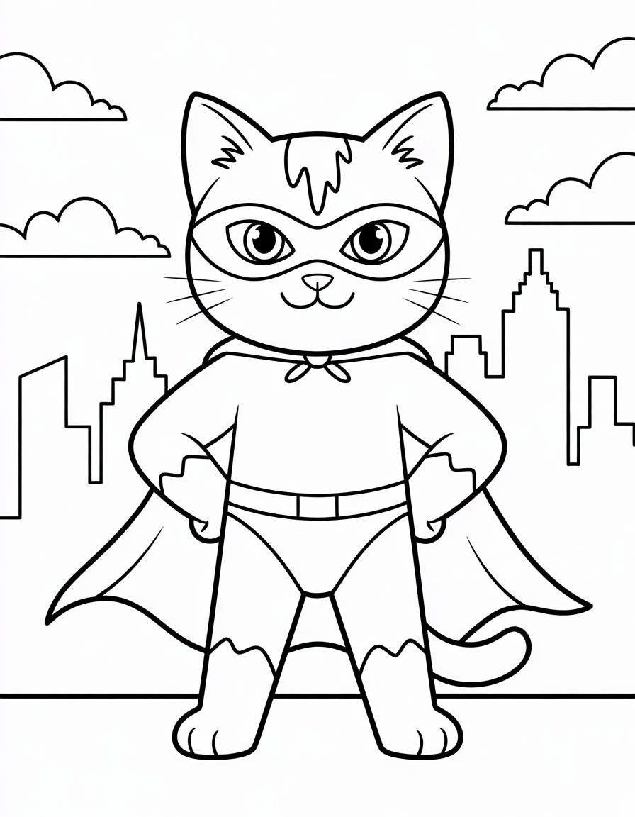 Superhero Cat